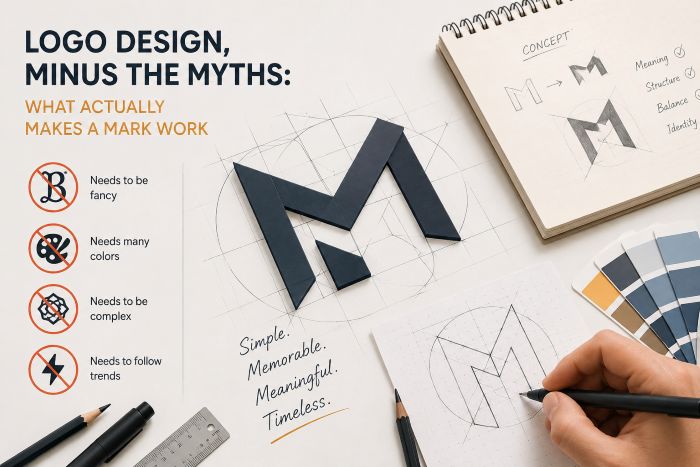 Logo Design Minus the Myths What Actually Makes a Mark Work